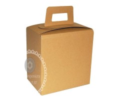 Τσάντα-κουτί δώρου/φαγητού Οικολογικό Medium Υ18x17x12εκ.