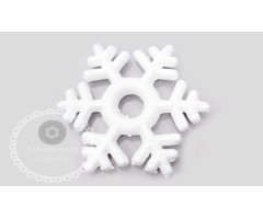 Νιφάδα χιονιού foam - φελιζολ 34.5x12cm