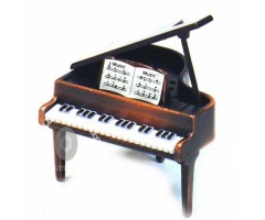 Μπομπονιέρα βάπτισης μεταλλικό πιάνο, εξαιρετική ποιότητα - ξύστρα