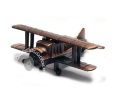 Μπομπονιέρα βάπτισης μεταλλικό αεροπλάνο , εξαιρετική ποιότητα - ξύστρα