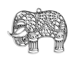 Μεταλλικό διακοσμητικό ελέφαντας έθνικ