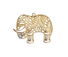 Μεταλλικό διακοσμητικό ελέφαντας έθνικ