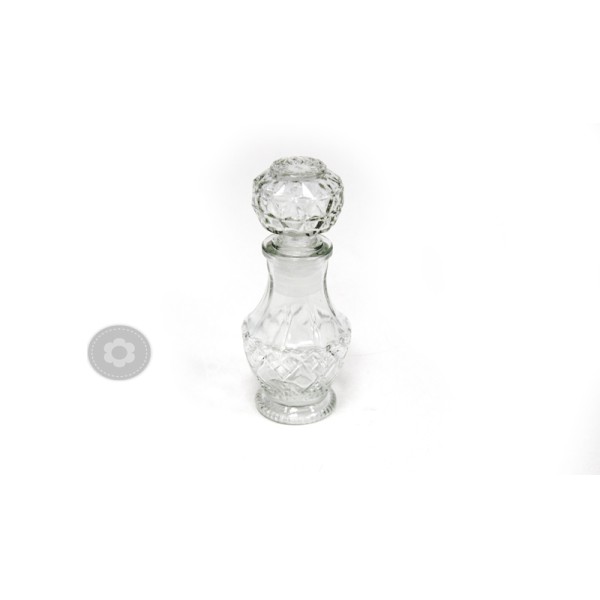 Μπουκάλι γυάλινο τύπου διαμάντι 60ml