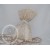 Μπομπονιέρα υφασμάτινη χειροποίητο πουγκί vintage κλαδιά
