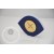 Γούρι 2024 πυξίδα πλέξι γκλάς σε χρυσό - μπλέ σκούρο Navy