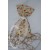Μπομπονιέρα υφασμάτινη χειροποίητο πουγκί vintage floral
